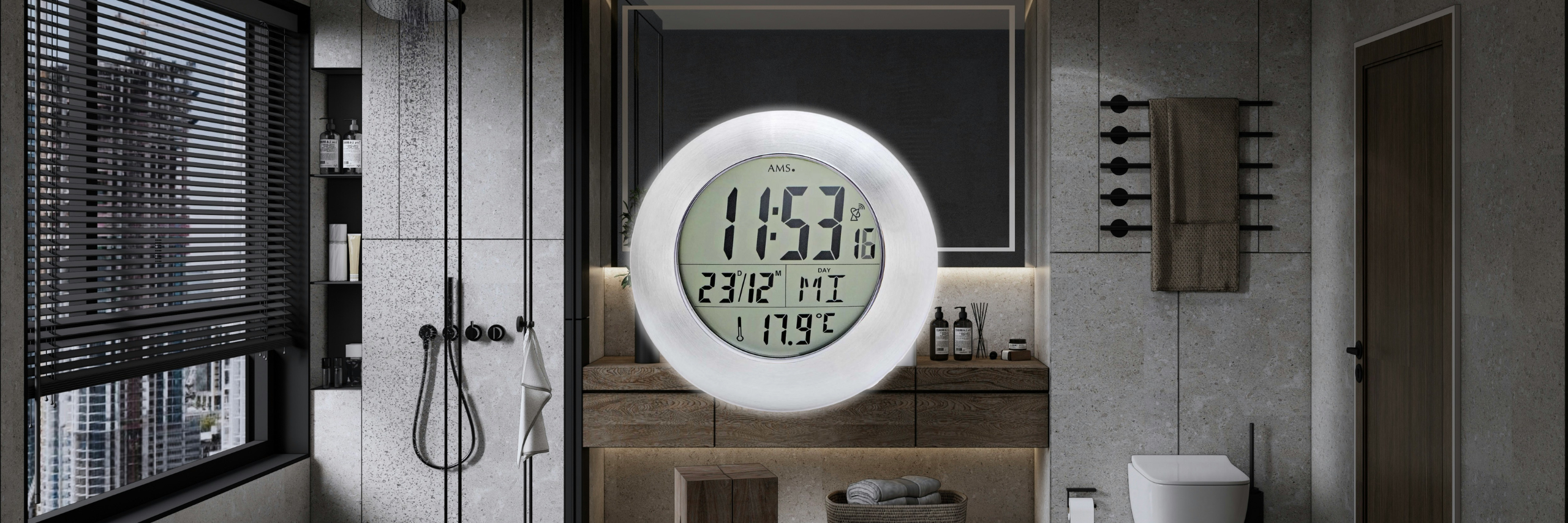 Digitale Wanduhren entdeckeen